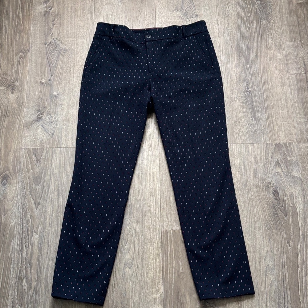 Tommy Hilfiger navy Patterned Pants size 6